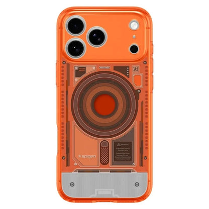 Spigen Ultra Hybrid Mag MagSafe – dėklas, skirtas iPhone 18 Pro Max / 17 Pro Max (C-One Tangerine)