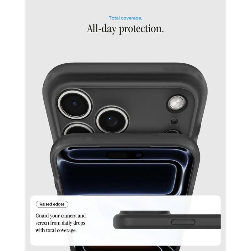 Spigen Ultra Hybrid Mag MagSafe – dėklas, skirtas iPhone 18 Pro Max / 17 Pro Max (Classic Black)