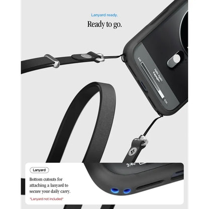 Spigen Ultra Hybrid Mag MagSafe – dėklas, skirtas iPhone 18 Pro Max / 17 Pro Max (Classic Black)