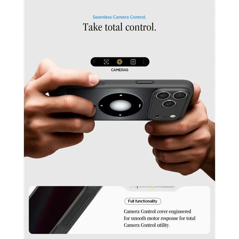 Spigen Ultra Hybrid Mag MagSafe – dėklas, skirtas iPhone 18 Pro Max / 17 Pro Max (Classic Black)