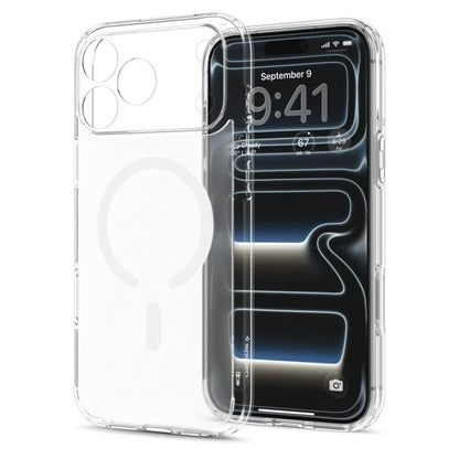 Spigen Ultra Hybrid Mag MagSafe – dėklas, skirtas iPhone 18 Pro Max / 17 Pro Max (Frost White)