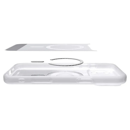 Spigen Ultra Hybrid Mag MagSafe – dėklas, skirtas iPhone 18 Pro Max / 17 Pro Max (klasikinė sidabrinė spalva)