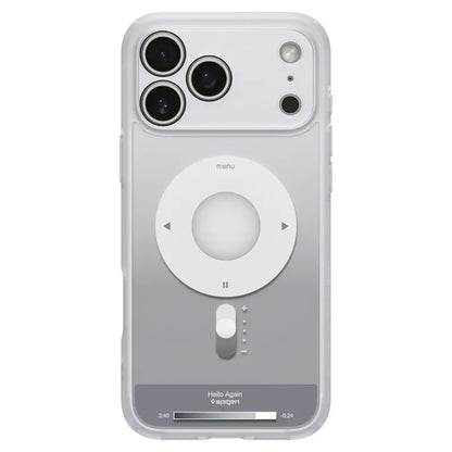 Spigen Ultra Hybrid Mag MagSafe – dėklas, skirtas iPhone 18 Pro Max / 17 Pro Max (klasikinė sidabrinė spalva)