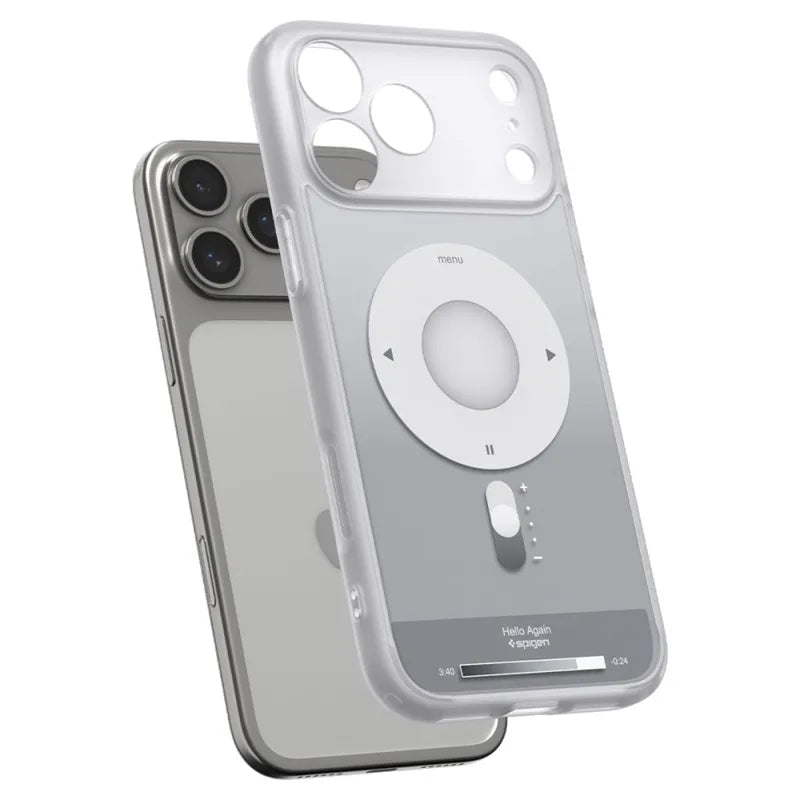 Spigen Ultra Hybrid Mag MagSafe – dėklas, skirtas iPhone 18 Pro Max / 17 Pro Max (klasikinė sidabrinė spalva)