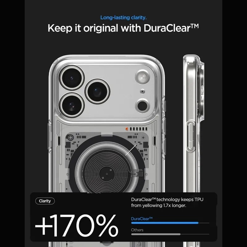 Spigen Ultra Hybrid Mag MagSafe – dėklas, skirtas iPhone 18 Pro Max / 17 Pro Max (Neo One)