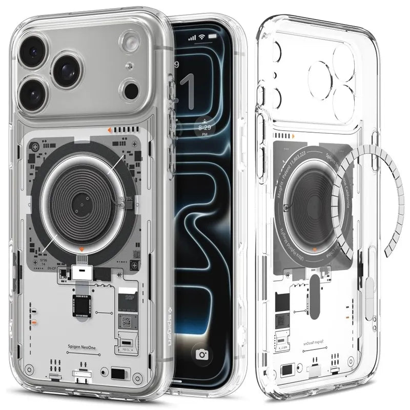 Spigen Ultra Hybrid Mag MagSafe – dėklas, skirtas iPhone 18 Pro Max / 17 Pro Max (Neo One)