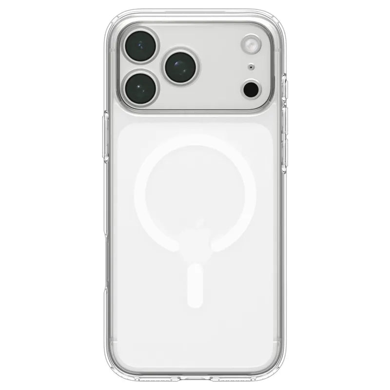Spigen Ultra Hybrid Mag MagSafe – dėklas, skirtas iPhone 18 Pro Max / 17 Pro Max (skaidrus / baltas)