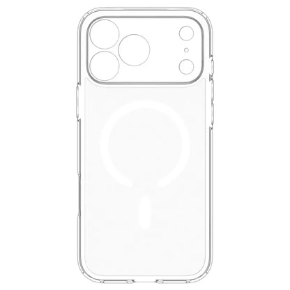 Spigen Ultra Hybrid Mag MagSafe – dėklas, skirtas iPhone 18 Pro Max / 17 Pro Max (skaidrus / baltas)