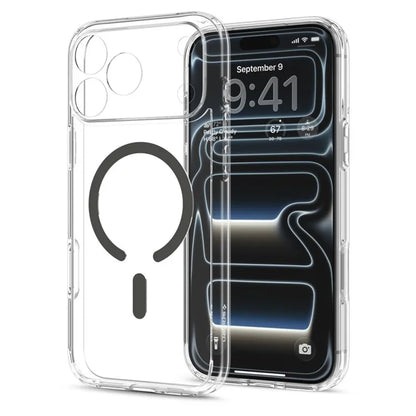 Spigen Ultra Hybrid Mag MagSafe – dėklas, skirtas iPhone 18 Pro Max / 17 Pro Max (skaidrus / grafito)