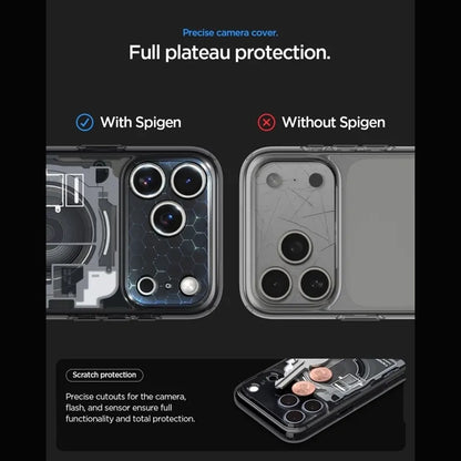 Spigen Ultra Hybrid Mag MagSafe – dėklas, skirtas iPhone 18 Pro Max / 17 Pro Max (Zero One Black)
