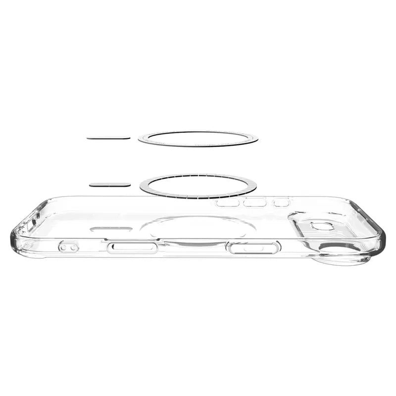Spigen Ultra Hybrid Mag MagSafe - Dėklas, skirtas iPhone Air (Frost White)