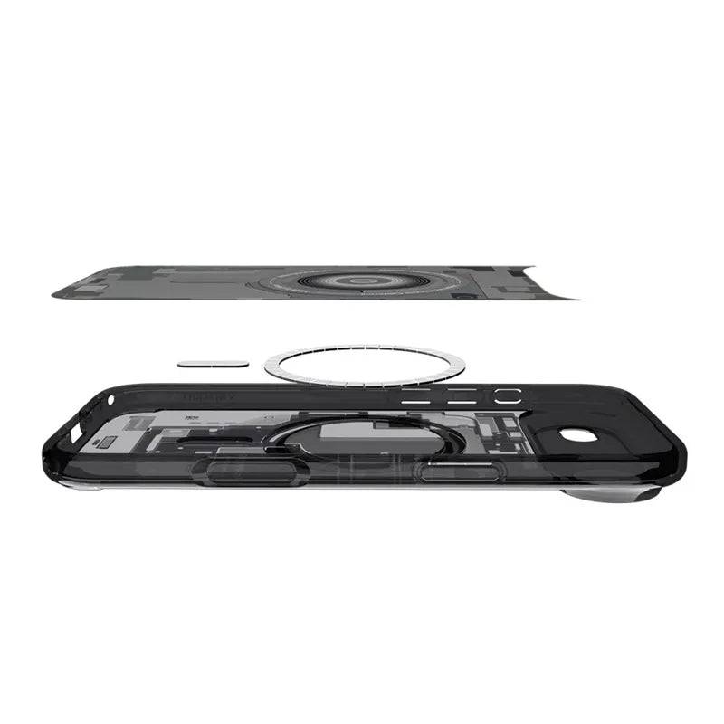 Spigen Ultra Hybrid Mag MagSafe - Dėklas, skirtas iPhone Air (Zero One Black)