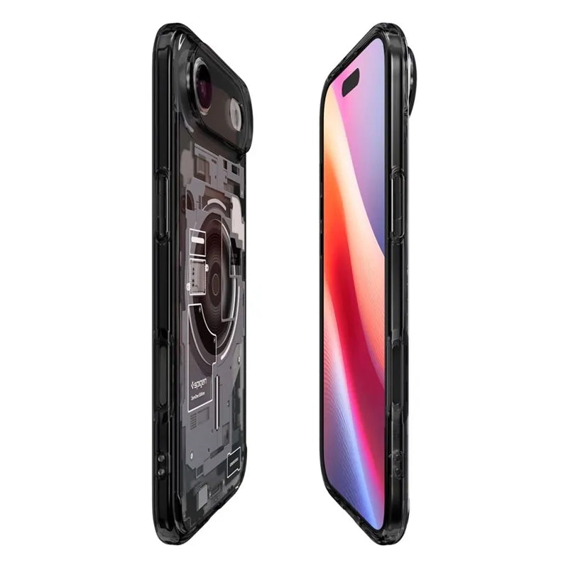 Spigen Ultra Hybrid Mag MagSafe - Dėklas, skirtas iPhone Air (Zero One Black)