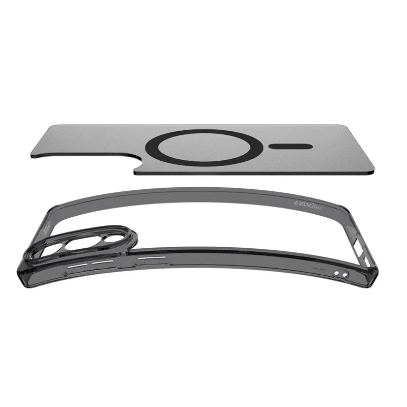 Spigen Ultra Hybrid Mag MagSafe – dėklas, skirtas Samsung Galaxy S25 Edge (matinė juoda)