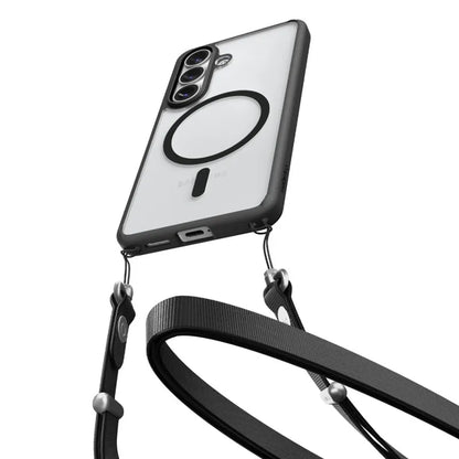 Spigen Ultra Hybrid Mag MagSafe – dėklas, skirtas Samsung Galaxy S26+ (Matinis juodas)
