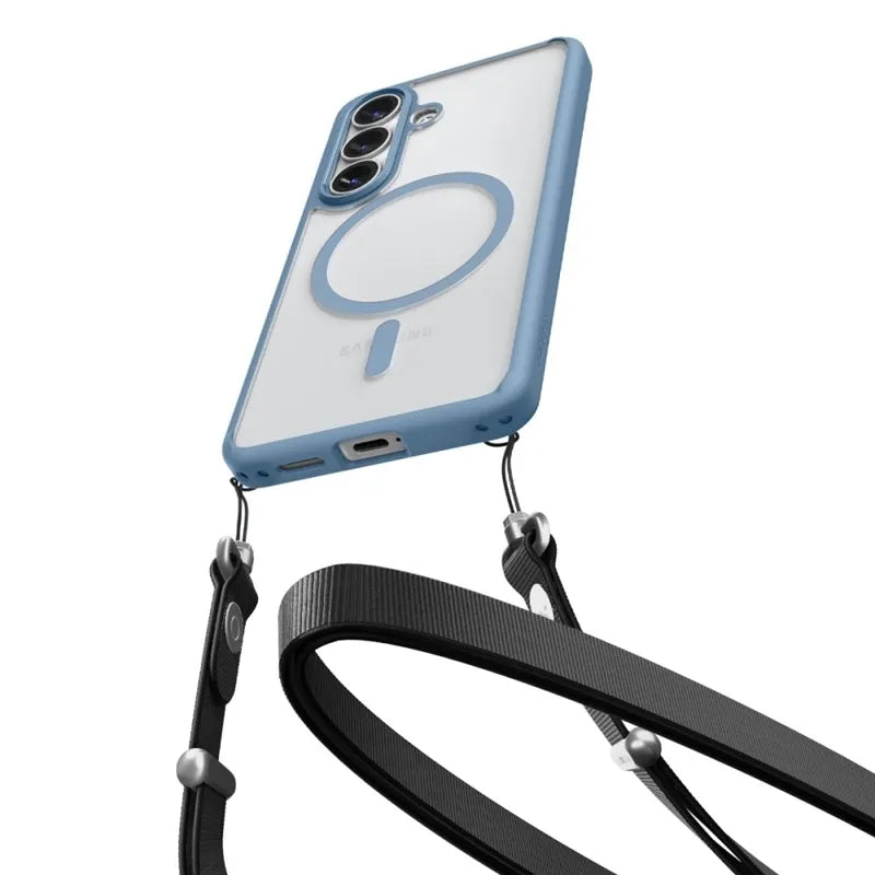 Spigen Ultra Hybrid Mag MagSafe – dėklas, skirtas Samsung Galaxy S26 (šviesiai mėlynas)