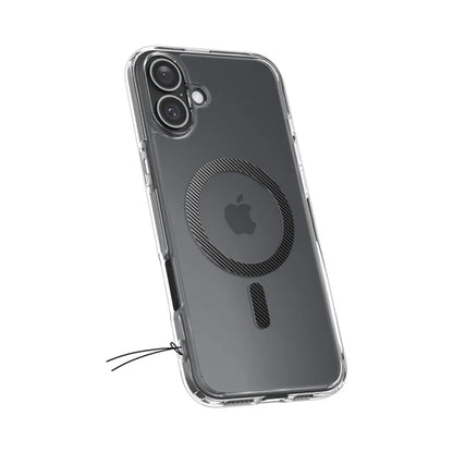 Spigen Ultra Hybrid Mag MagSafe – „iPhone 16“ dėklas („Carbon Fiber“)