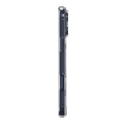 Spigen Ultra Hybrid MagMagSafe dėklas, skirtas iPhone 17 Pro Max (Skaidrus/Tamsiai Mėlynas)