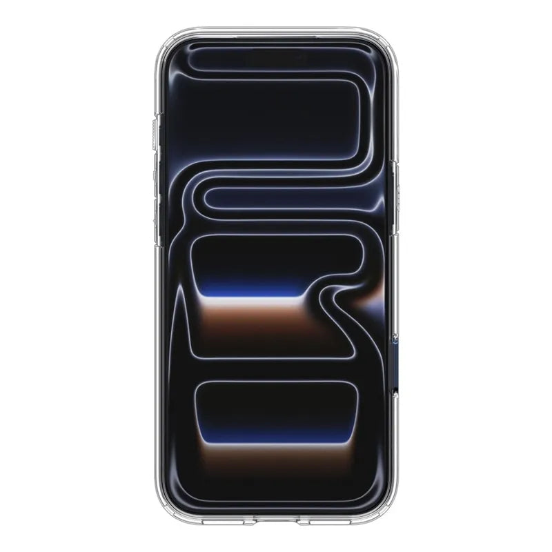 Spigen Ultra Hybrid MagMagSafe dėklas, skirtas iPhone 17 Pro Max (Skaidrus/Tamsiai Mėlynas)