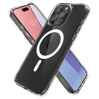 Spigen Ultra Hybrid MagSafe – dėklas, skirtas „iPhone 15 Pro Max“ (baltas)