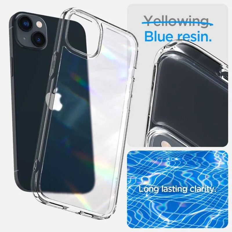 Spigen Ultra Hybrid Matte – Dėklas, skirtas iPhone 15 Plus / iPhone 14 Plus (permatomas matinis)