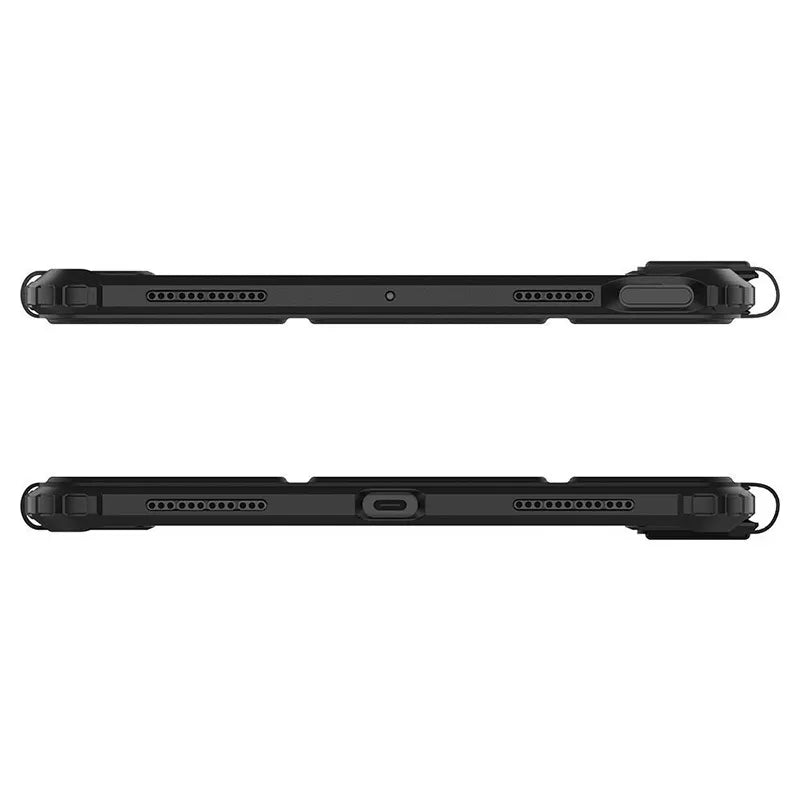 Spigen Ultra Hybrid Pro – dėklas, skirtas iPad Air 11" M3 (2025) / M2 (2024) / iPad Air 10.9" (5-os – 4-os kartos) (2022–2020) (juodas)