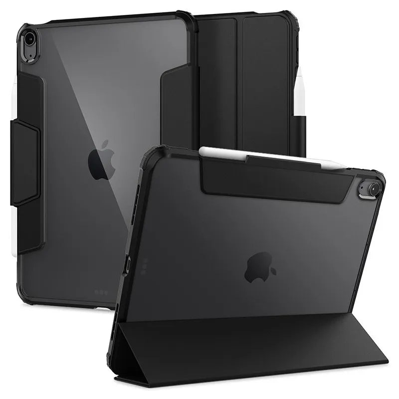 Spigen Ultra Hybrid Pro – dėklas, skirtas iPad Air 11" M3 (2025) / M2 (2024) / iPad Air 10.9" (5-os – 4-os kartos) (2022–2020) (juodas)