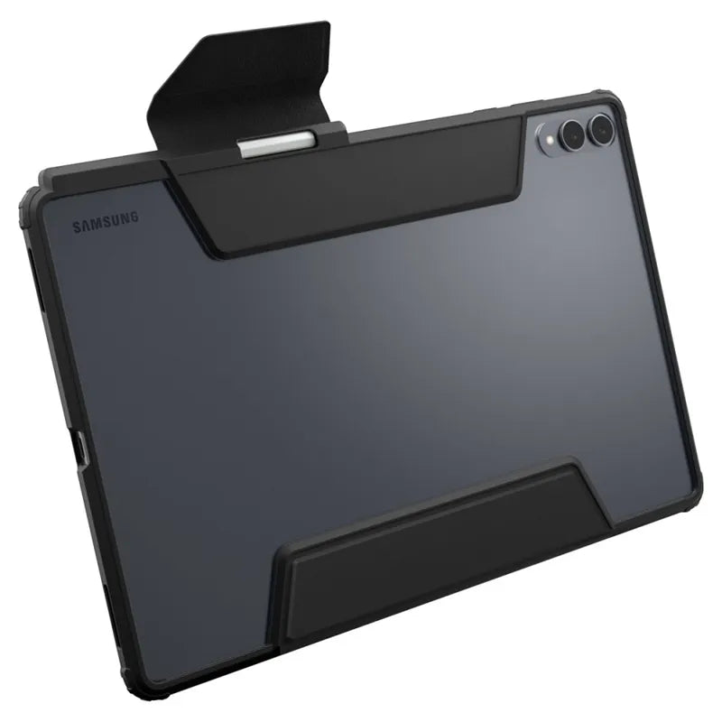 „Spigen Ultra Hybrid Pro“ – dėklas, skirtas „Samsung Galaxy Tab S12 Ultra“ / „S11 Ultra“ 14,6″ (juodas)