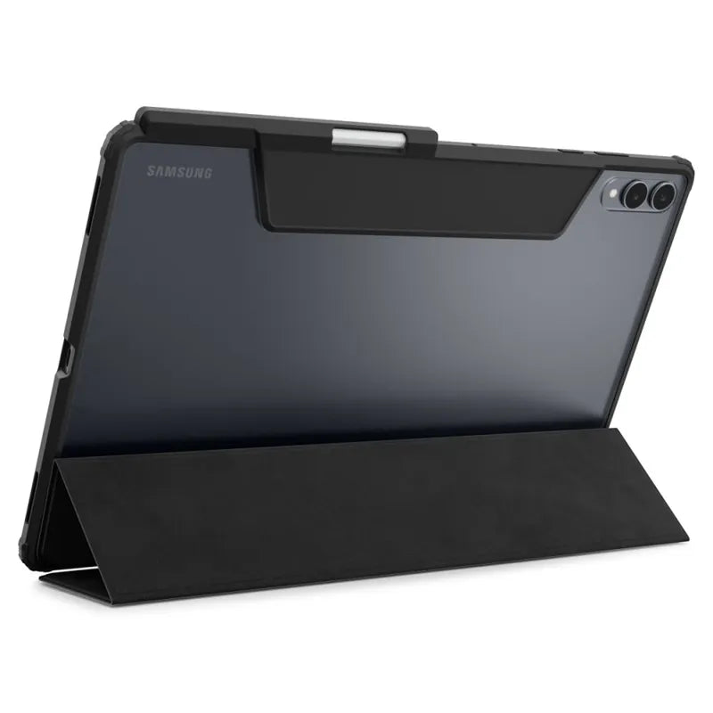 „Spigen Ultra Hybrid Pro“ – dėklas, skirtas „Samsung Galaxy Tab S12 Ultra“ / „S11 Ultra“ 14,6″ (juodas)