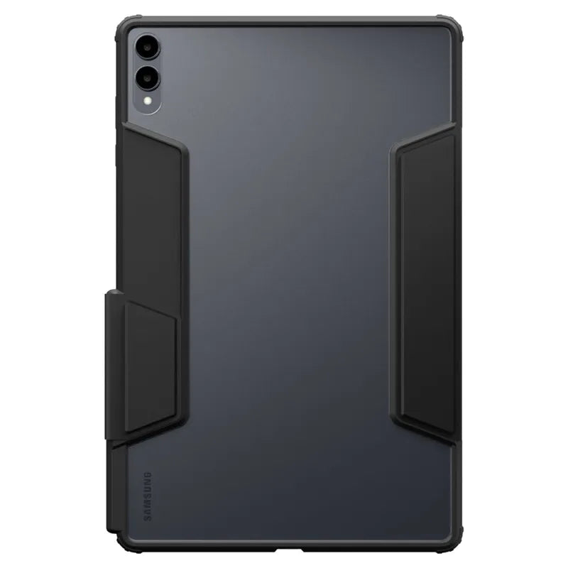 „Spigen Ultra Hybrid Pro“ – dėklas, skirtas „Samsung Galaxy Tab S12 Ultra“ / „S11 Ultra“ 14,6″ (juodas)