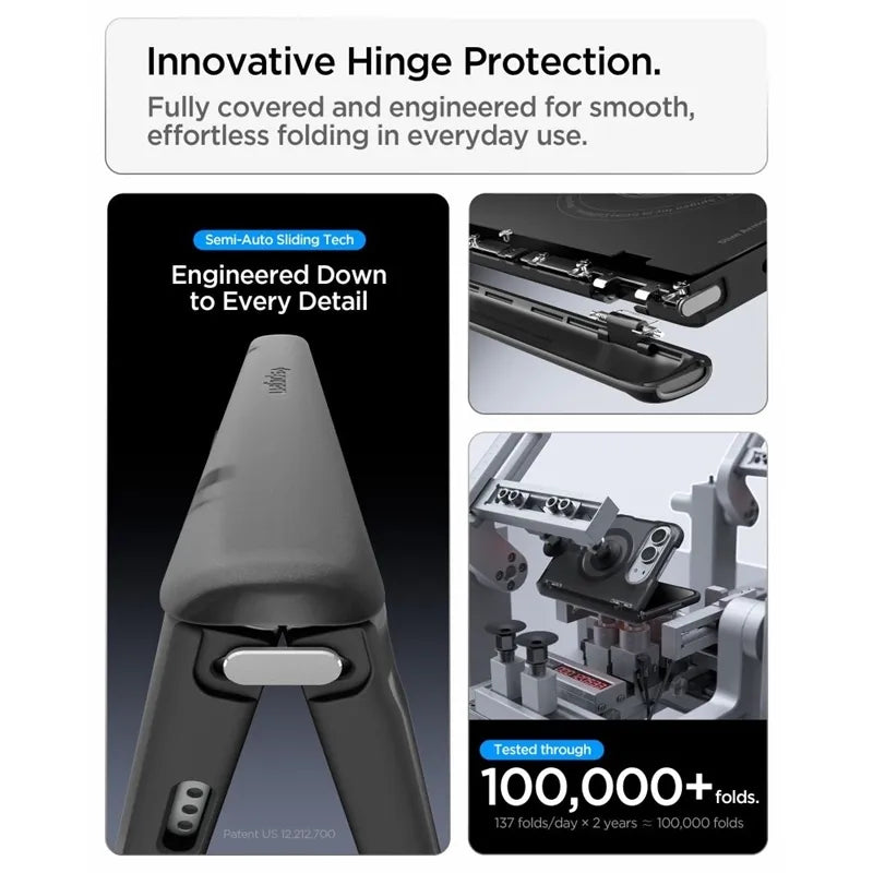Spigen Ultra Hybrid Pro MagSafe – „iPhone Duo“ dėklas (Frost Black)