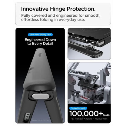 Spigen Ultra Hybrid Pro MagSafe – „iPhone Duo“ dėklas (Frost Black)