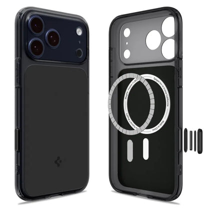 Spigen Ultra Hybrid T Mag MagSafe – Dėklas iPhone 17 Pro (Matinė juoda)