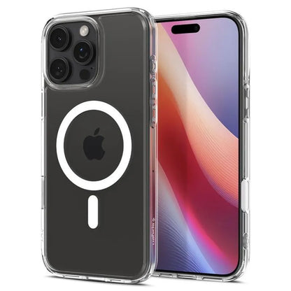 Spigen Ultra Hybrid T Mag MagSafe – dėklas, skirtas iPhone 16 Pro (baltas)