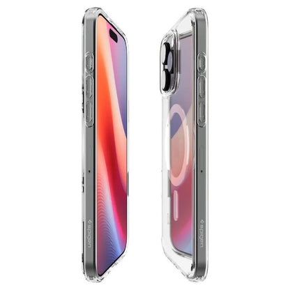 Spigen Ultra Hybrid T Mag MagSafe – dėklas, skirtas iPhone 16 Pro (baltas)