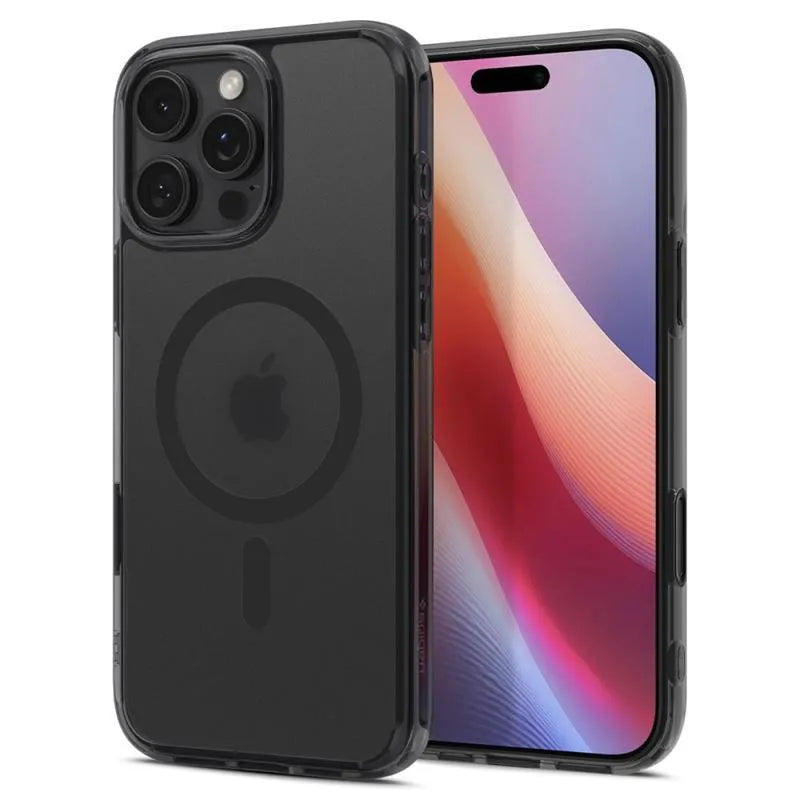 Spigen Ultra Hybrid T Mag MagSafe – dėklas skirtas iPhone 16 Pro (matinis juodas)