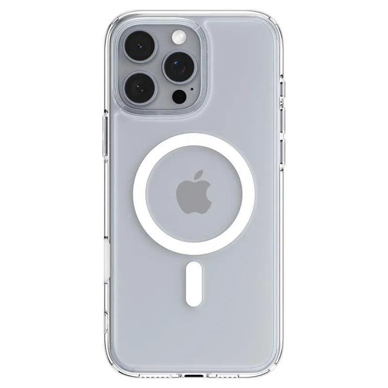 Spigen Ultra Hybrid T Mag MagSafe - Dėklas, skirtas „iPhone 16 Pro Max“ (baltas)