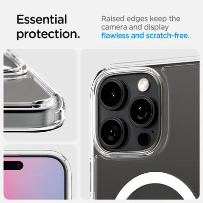 Spigen Ultra Hybrid T Mag MagSafe - Dėklas, skirtas „iPhone 16 Pro Max“ (baltas)
