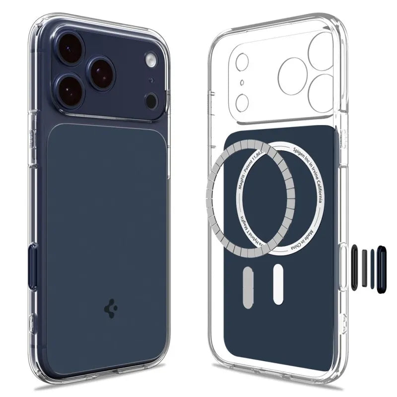 Spigen Ultra Hybrid T Mag MagSafe - Dėklas skirtas iPhone 17 Pro (Matinė mėlyna)