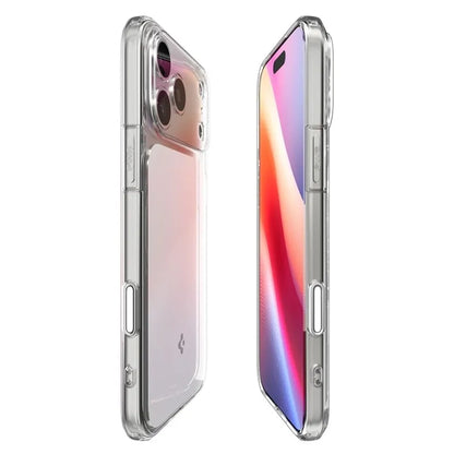 Spigen Ultra Hybrid T Mag MagSafe - Dėklas, skirtas iPhone 17 Pro Max (Skaidrus/Baltas)