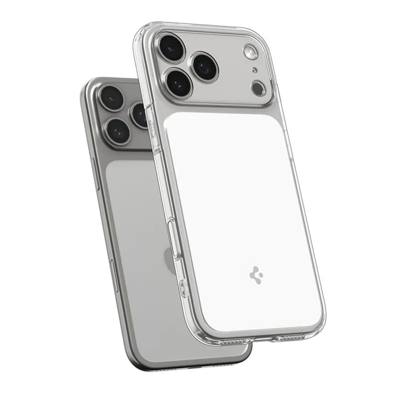 Spigen Ultra Hybrid T Mag MagSafe - Dėklas, skirtas iPhone 17 Pro Max (Skaidrus/Baltas)