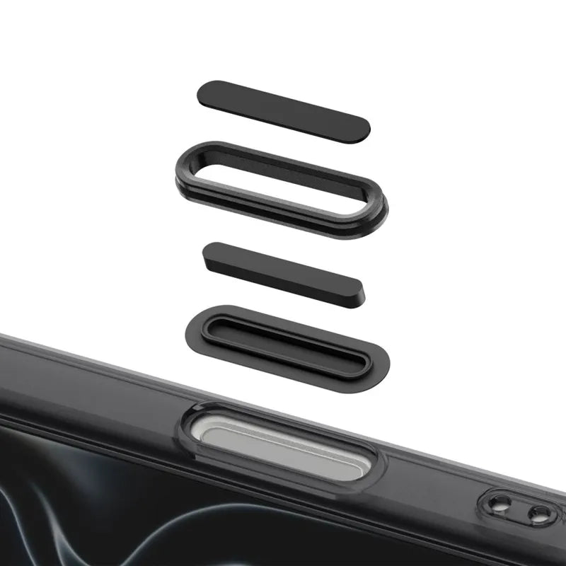 „Spigen Ultra Hybrid T Mag MagSafe“ – dėklas, skirtas „iPhone 18 Pro“ / „17 Pro“ (matinė juoda)