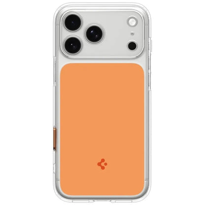 Spigen Ultra Hybrid T Mag MagSafe – dėklas, skirtas iPhone 18 Pro Max / 17 Pro Max (blizgi oranžinė)