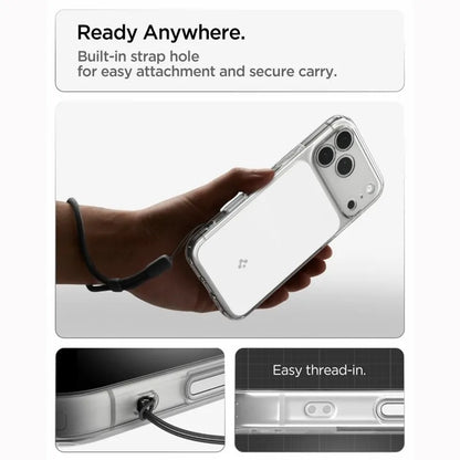 „Spigen Ultra Hybrid T Mag MagSafe“ – dėklas, skirtas „iPhone 18 Pro Max“ / „17 Pro Max“ (blizgus baltas)