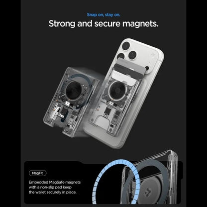 Spigen Ultra Hybrid Wallet MagSafe – magnetinė piniginė (Neo One)