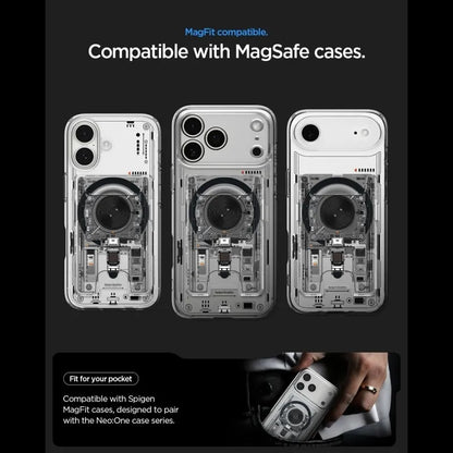 Spigen Ultra Hybrid Wallet MagSafe – magnetinė piniginė (Neo One)