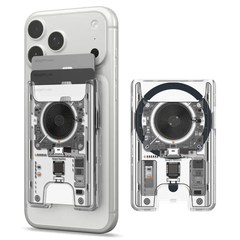 Spigen Ultra Hybrid Wallet MagSafe – magnetinė piniginė (Neo One)