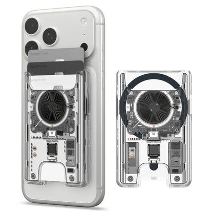 Spigen Ultra Hybrid Wallet MagSafe – magnetinė piniginė (Neo One)