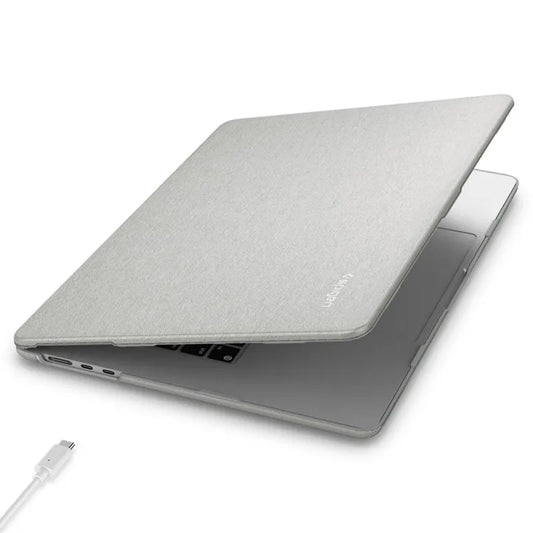 Spigen Urban Fit – dėklas „MacBook Air 15““ (M5/M4/M3/M2/2026-2023) („Heather Grey“ spalvos)