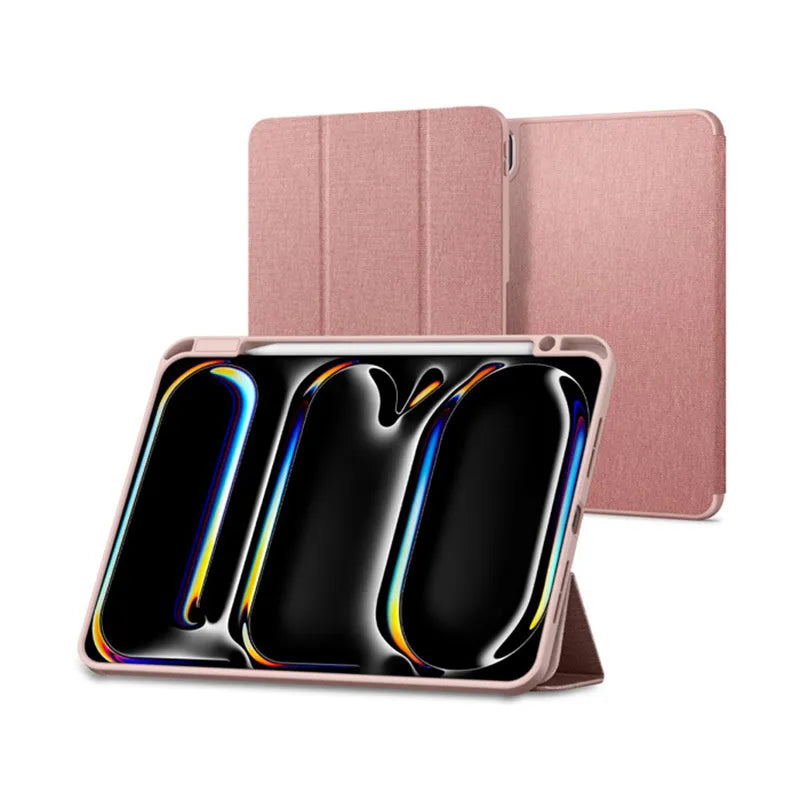 Spigen Urban Fit - Dėklas, skirtas iPad Pro 11" (M5, 2025 / M4, 2024) (Rožinis auksas)